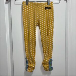 Matilda Jane Yellow Polka Dot leggings